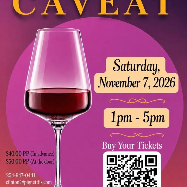 Caveat wine festival 